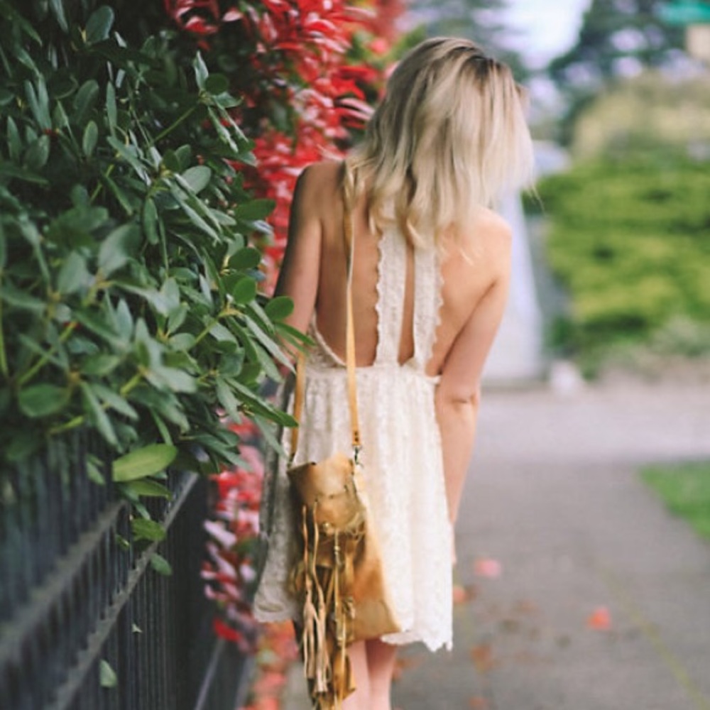FREE PEOPLE LACE DRESS - Picture 1 of 3